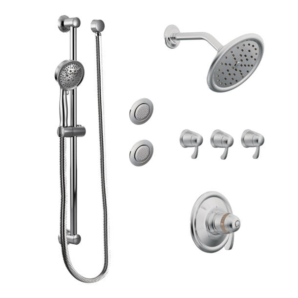 Moen Massaging Multi Function Handheld Shower Head & Reviews Wayfair